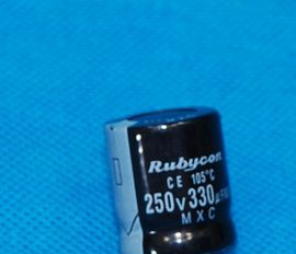 进口拆机电解电容250V330UF