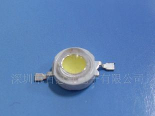 1W大功率LED白光 光宏芯片封装 80-90LM LED灯珠 发光二极管