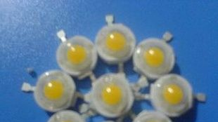 1W暖白大功率LED灯珠普瑞45MIL芯片  厂家直销   价格优惠