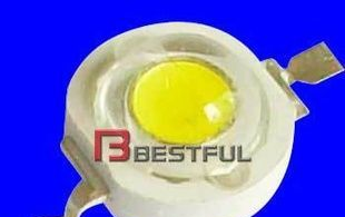 大功率LED大功率灯珠发光二极管3W 正白色 160lm平杯 晶元