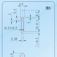 发光二极管5MM 白光