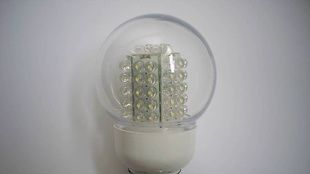 LED灯泡 透明PC罩 78珠 4W 四面可照 球泡灯