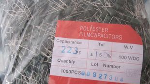 涤纶CL11薄膜电容器630V102系列