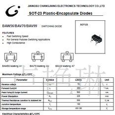 热销原装 BAS70 系列二三极管