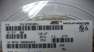 AVX贴片钽电容TAJC107M010RNJ(图)