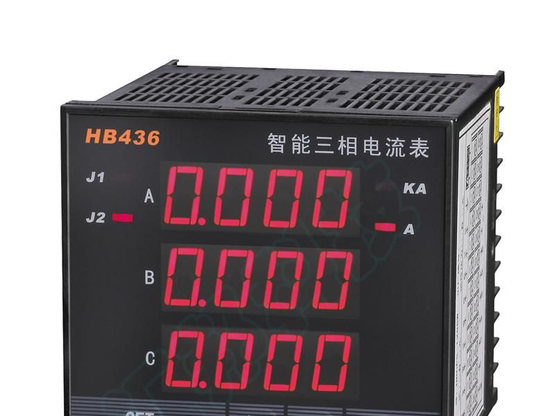 供应山东三相电流表 HB436A/HB439A智能三相电流表