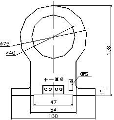 供应光伏逆变器专用漏电流传感器JCE5-2000mA3125