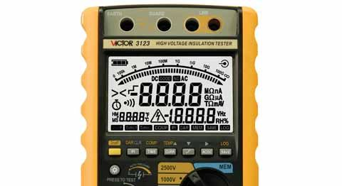 VICTOR3123绝缘电阻测试仪VC3123