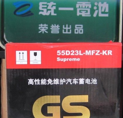 供应赛拉图专用电池统一电池GS55D23L