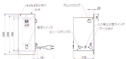 供应销售批发日本SSD AT-10高压电源、AG-5静电枪--亚赛电子
