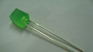 厂家生产订做5*5*7绿发绿长脚LED灯