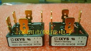 全新艾赛斯IXYS品牌三相整流桥VUO25-16NO8