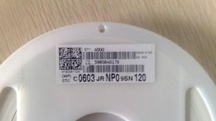 国巨贴片电容0603-12PF-J
