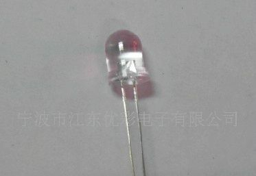 8mm白发红高亮长脚led指示灯发光二极管