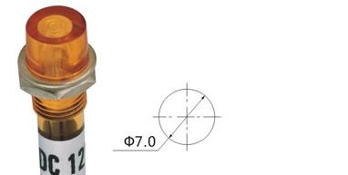 7mm塑料信号指示灯XD7-1