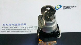 上海双科钥匙开关LAY50-22D-11Y  二档  三档