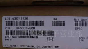 SSS4N60场效应TO220F原装现货特价供应！