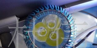大功率LED射灯 灯杯 彩壳 MR16 3W
