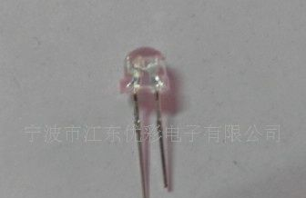 5mm草帽白发红长脚led指示灯 发光二极管
