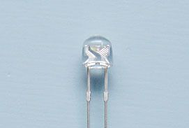 厂价直插 LED 5mmF5草帽白光白色灯珠 无边 照明53W4UC20