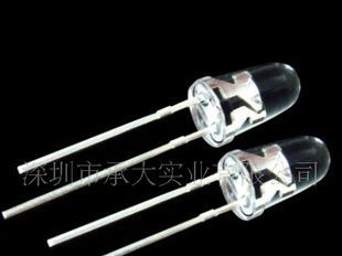  LED Φ5 F5 5MM 子弹头 白灯 白光 正白 高亮度 高品质