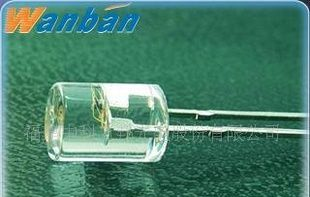 5MM平头无边白灯LED