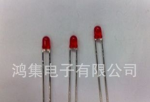 LED发光二极管  3mm 红发红 无边普量长脚 24/K