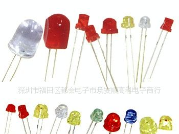 3MM LED 蓝发蓝 兰发兰 发光二极管