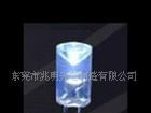 3MM短脚圆头有边内凹暖白灯二极管