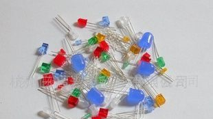 发光二极管Ф5三脚双色