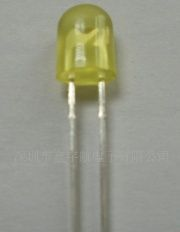 椭圆黄色LED灯