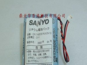 供应 SANYO CR17450E-R-2-CN10 公称电压3V PLC电池