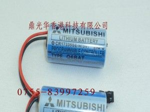 供应 三菱PLC专用锂电池 CR17335SE-R/Q6BAT 3V 带插头