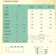 三相整流输出可控模块(图)