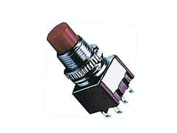 红色按钮式环保金属钮子开关 YW2-406