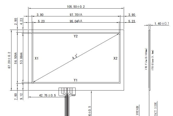 供应4.3寸优质触摸屏欢迎光临选购