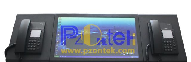 供应21.5寸触摸屏调度机 PZON-GD3000-S812