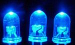 LED 小功率 超高亮 5MM 直插式 蓝灯 发光二极管