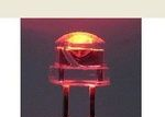 LED直插灯珠4.8MM超高亮草帽红色发光二极管
