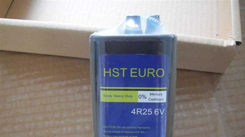 供应4R25 6V路障灯电池，中盛电池制造3R12碳性电池
