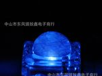 【品质】供应5mm圆头食人鱼蓝灯LED发光二极管 超高亮