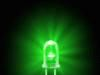 LED发光二极管5MM白发翠绿短脚LED灯珠