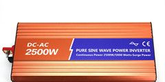 供应纯正弦波逆变器太阳能/家用车载电源转换器2500W