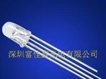 5MM四脚三色LED发光二极管(图)