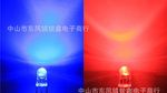 F5mm透明红蓝双色led灯 红蓝共阴/共阳 直插式发光二极管