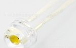 优质4.8草帽暖白光LED灯珠 超高亮大芯片 草帽暖白LED发光二极管