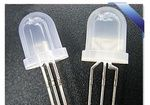 10mm直插双色灯珠 红色橙色三脚共阴 LED发光二极管 雾状散光