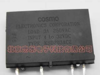 供应KSD203AC2固态继电器，冠西/COSMO继电器KSD203AC2