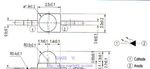LED发光二极管小蝴蝶RT10定型脚白发翠绿