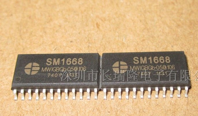 供应显示面板LED驱动芯片 SM1668
